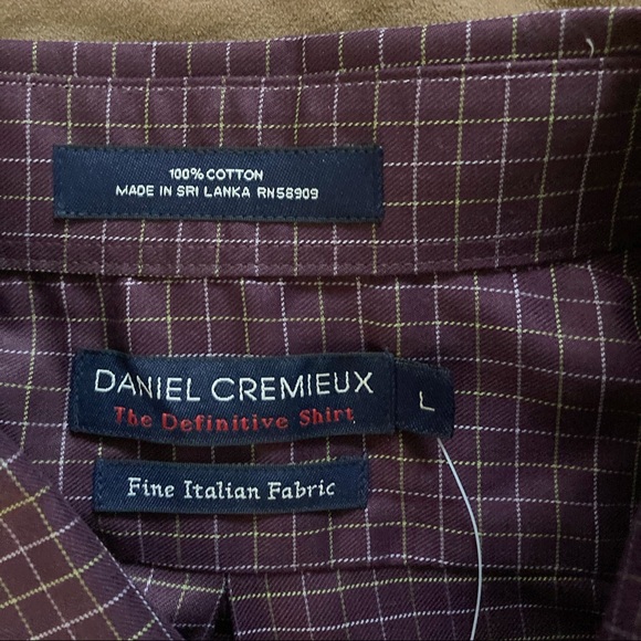 Men’s Daniel Cremieux long sleeve cotton shirt - Picture 2 of 3